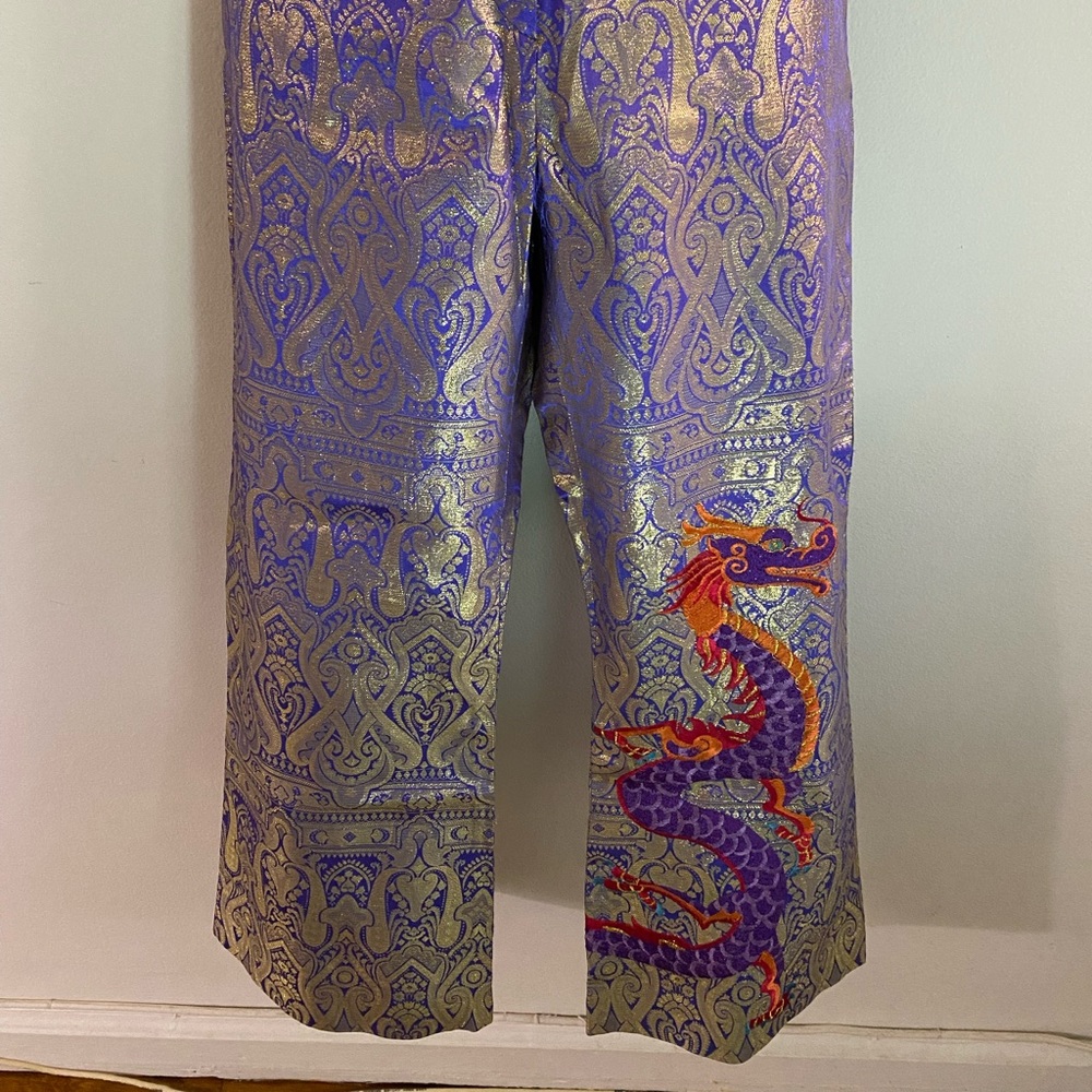 Vintage Patty Shelabarger Purple Dragon Pants
